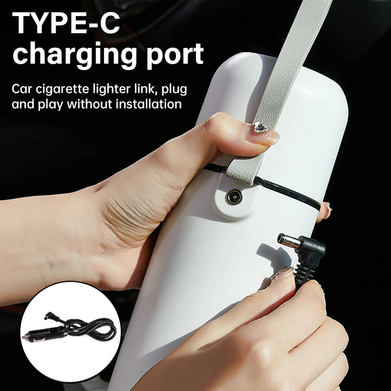 copo elétrico para viagem smart, quente, rápido e prático.